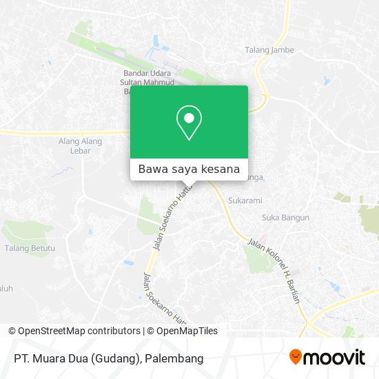 Peta PT. Muara Dua (Gudang)