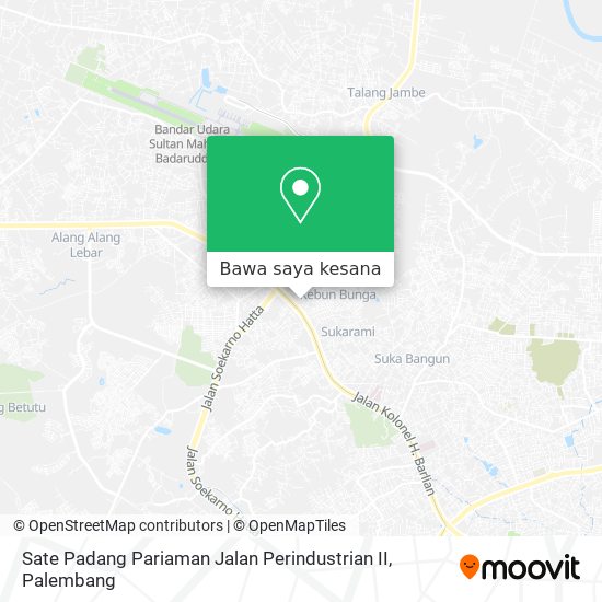 Peta Sate Padang Pariaman Jalan Perindustrian II