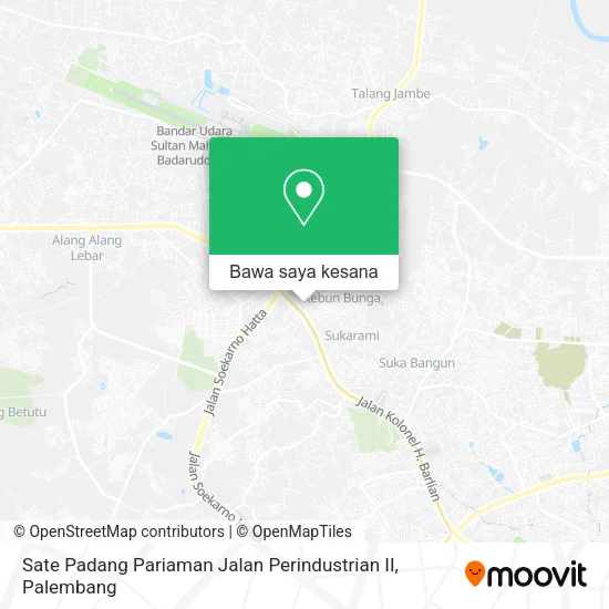 Peta Sate Padang Pariaman Jalan Perindustrian II