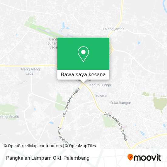 Peta Pangkalan Lampam OKI