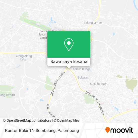 Peta Kantor Balai TN Sembilang