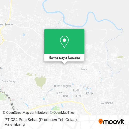 Peta PT CS2 Pola Sehat (Produsen Teh Gelas)