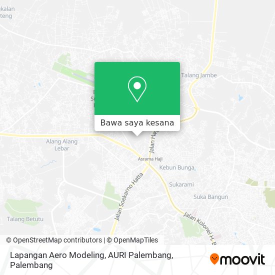 Peta Lapangan Aero Modeling, AURI Palembang