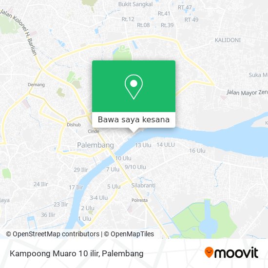 Peta Kampoong Muaro 10 ilir