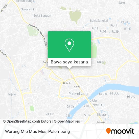 Peta Warung Mie Mas Mus