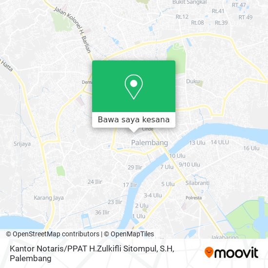 Peta Kantor Notaris / PPAT H.Zulkifli Sitompul, S.H