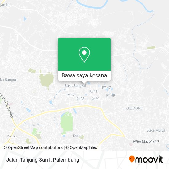 Peta Jalan Tanjung Sari I
