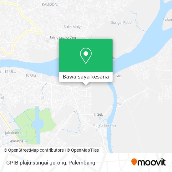 Peta GPIB plaju-sungai gerong