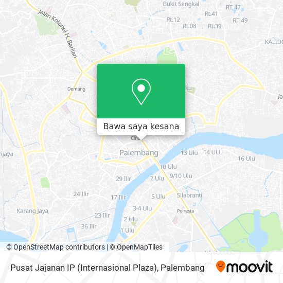 Cara Ke Pusat Jajanan Ip Internasional Plaza Di Palembang Menggunakan Bis Atau Kereta Moovit