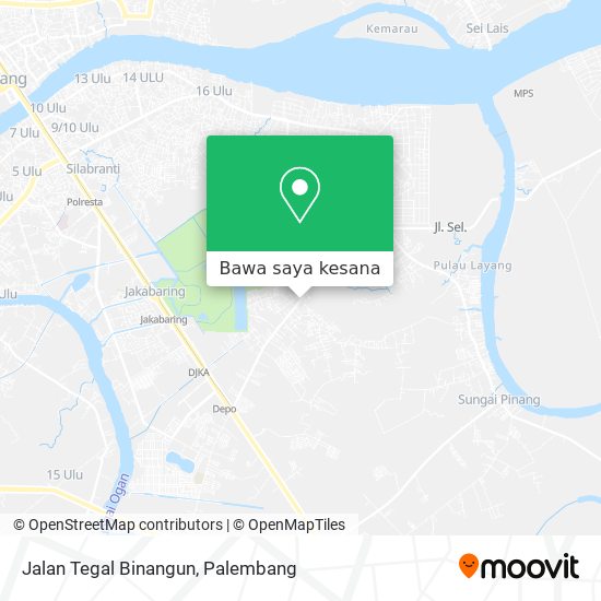 Peta Jalan Tegal Binangun