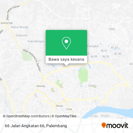 Peta 66 Jalan Angkatan 66