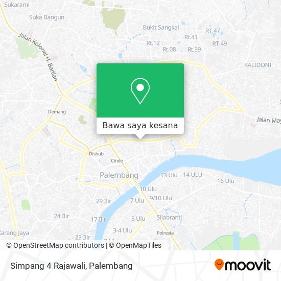 Peta Simpang 4 Rajawali