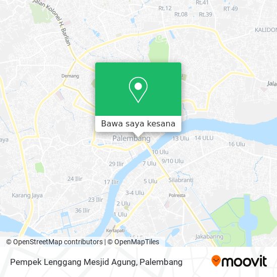 Peta Pempek Lenggang Mesjid Agung