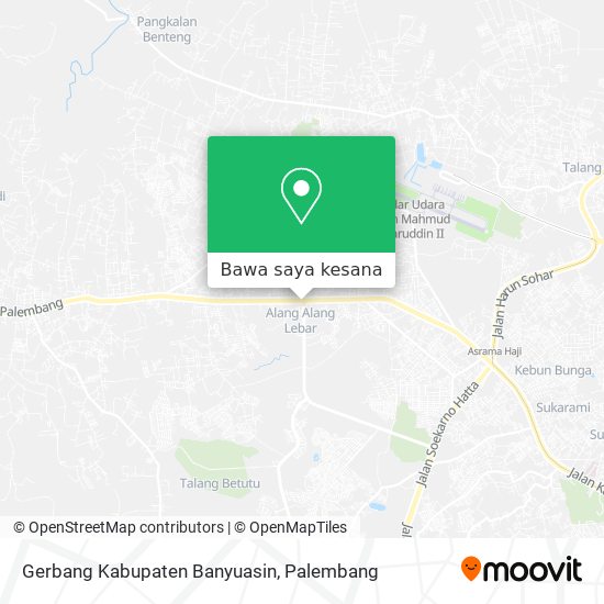 Peta Gerbang Kabupaten Banyuasin