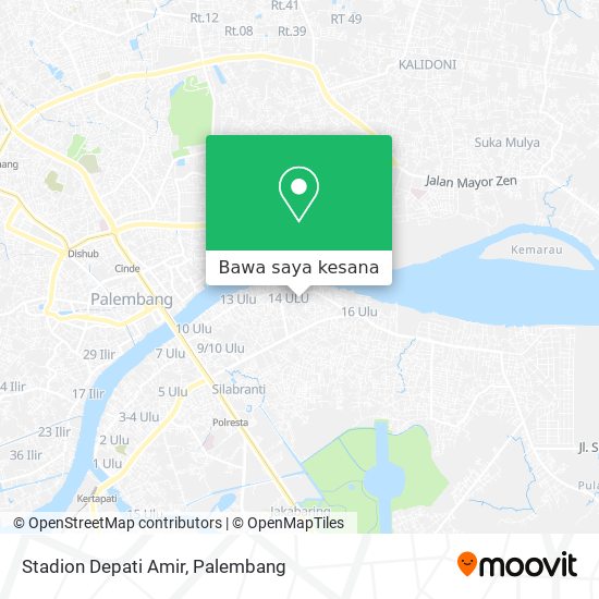 Peta Stadion Depati Amir
