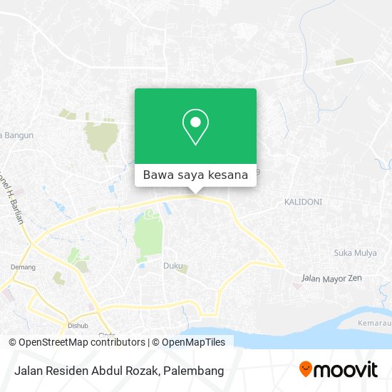 Peta Jalan Residen Abdul Rozak