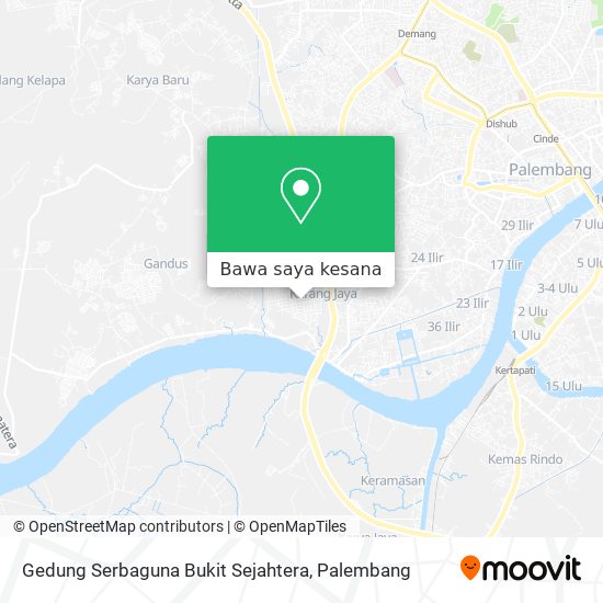 Peta Gedung Serbaguna Bukit Sejahtera