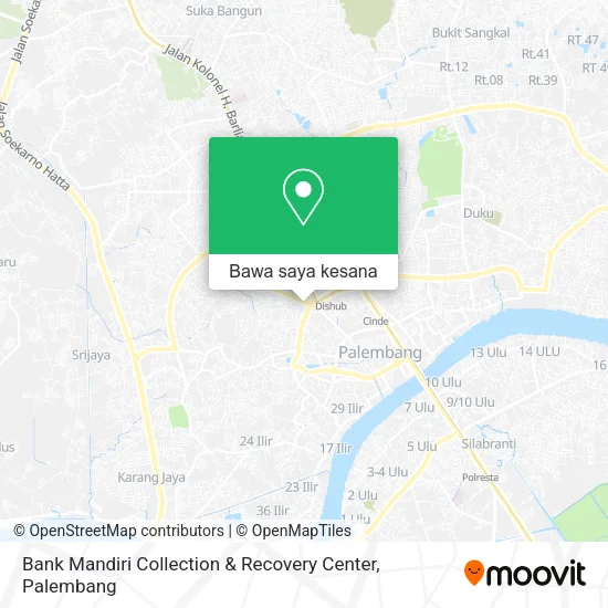 Peta Bank Mandiri Collection & Recovery Center