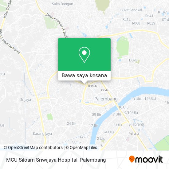 Peta MCU Siloam Sriwijaya Hospital