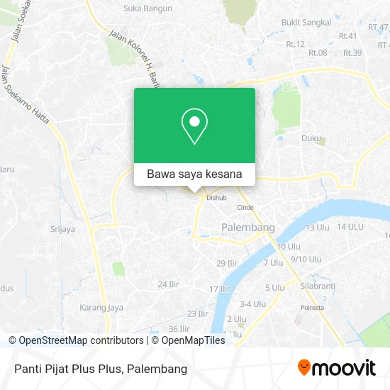 Peta Panti Pijat Plus Plus