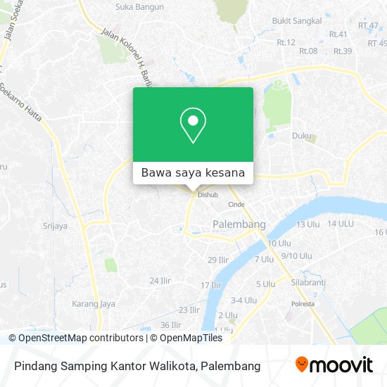 Peta Pindang Samping Kantor Walikota