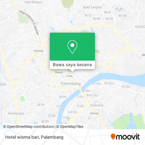 Peta Hotel wisma bari