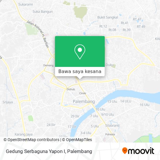 Peta Gedung Serbaguna Yapon I