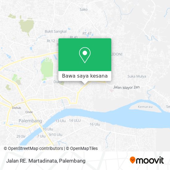 Peta Jalan RE. Martadinata