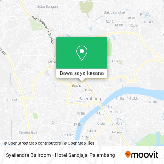 Peta Syailendra Ballroom - Hotel Sandjaja