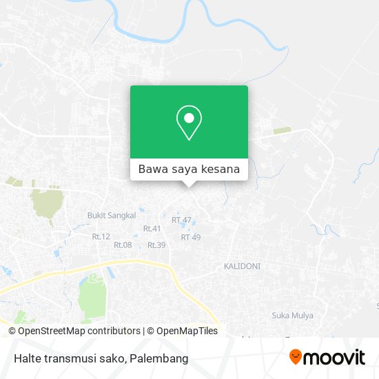 Peta Halte transmusi sako