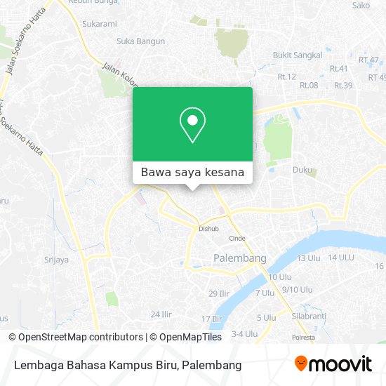 Peta Lembaga Bahasa Kampus Biru