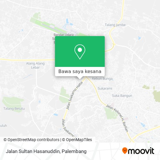 Peta Jalan Sultan Hasanuddin