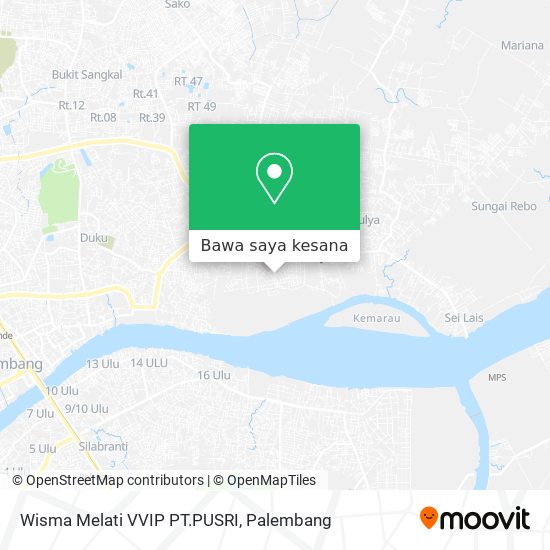 Peta Wisma Melati VVIP PT.PUSRI