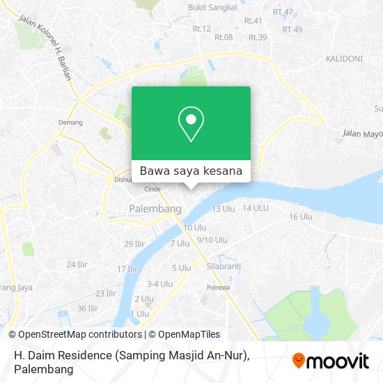 Peta H. Daim Residence (Samping Masjid An-Nur)