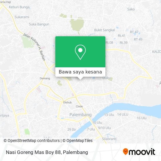 Peta Nasi Goreng Mas Boy 88