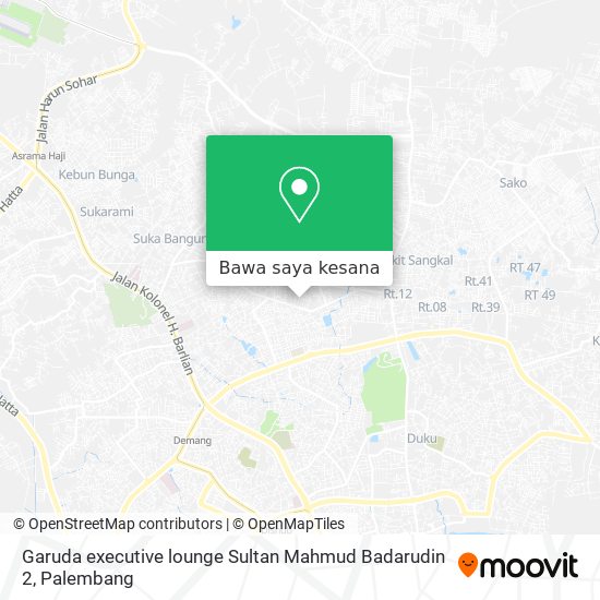 Peta Garuda executive lounge Sultan Mahmud Badarudin 2