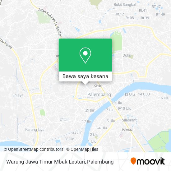Peta Warung Jawa Timur Mbak Lestari