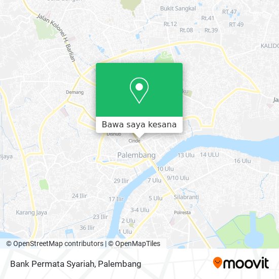 Peta Bank Permata Syariah