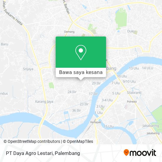 Peta PT Daya Agro Lestari