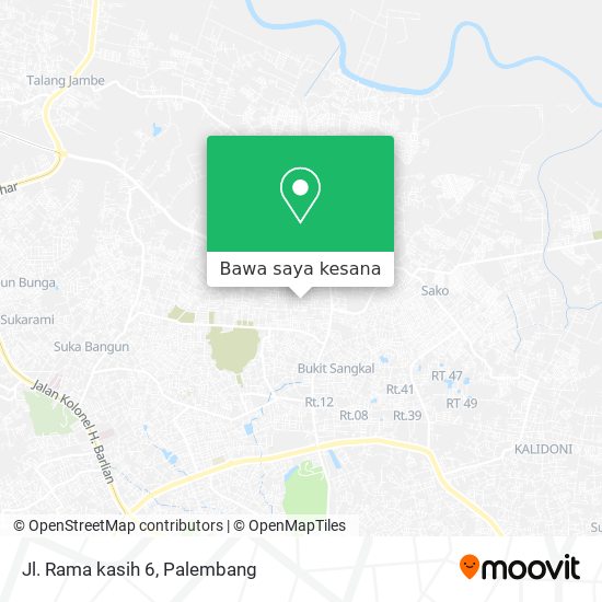 Peta Jl. Rama kasih 6