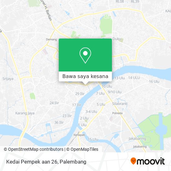 Peta Kedai Pempek aan 26