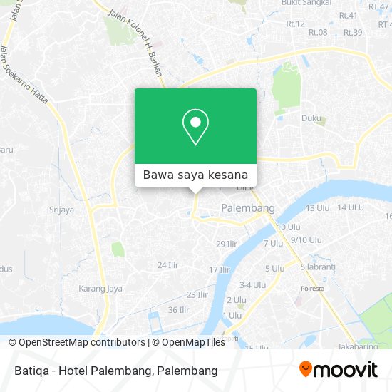 Peta Batiqa - Hotel Palembang