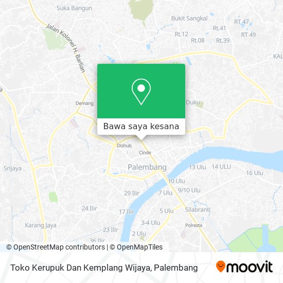 Peta Toko Kerupuk Dan Kemplang Wijaya