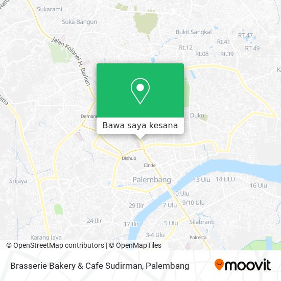 Peta Brasserie Bakery & Cafe Sudirman