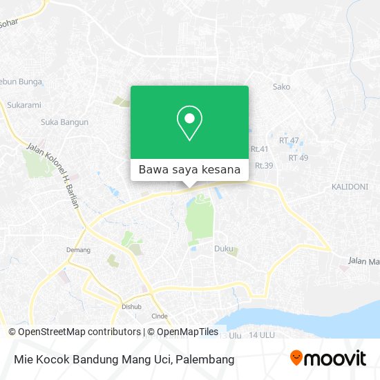 Peta Mie Kocok Bandung Mang Uci