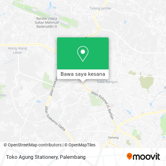 Peta Toko Agung Stationery