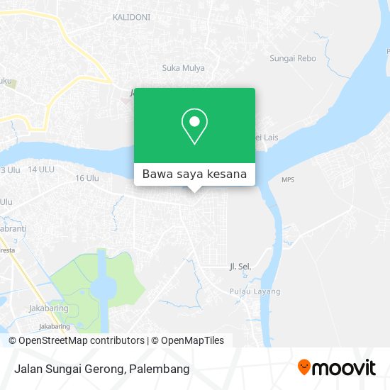 Peta Jalan Sungai Gerong