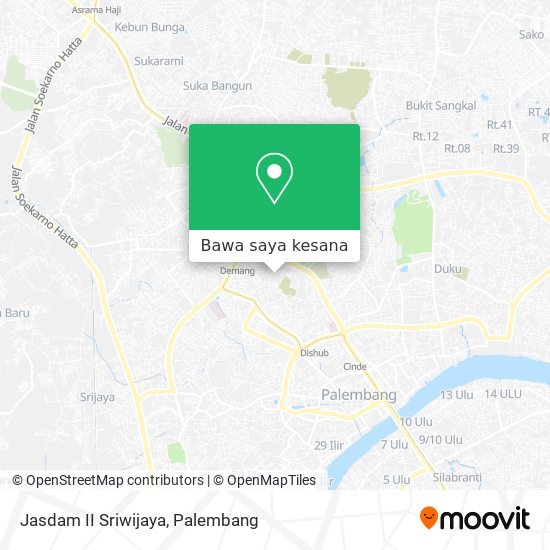 Peta Jasdam II Sriwijaya