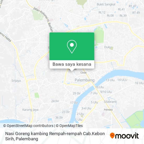 Peta Nasi Goreng kambing Rempah-rempah Cab.Kebon Sirih