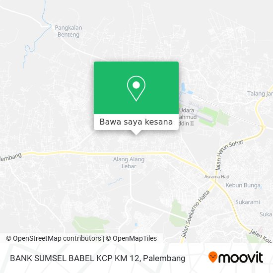 Peta BANK SUMSEL BABEL KCP KM 12